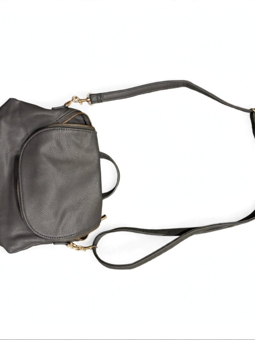A New Day Gray Mini Backpack Purse